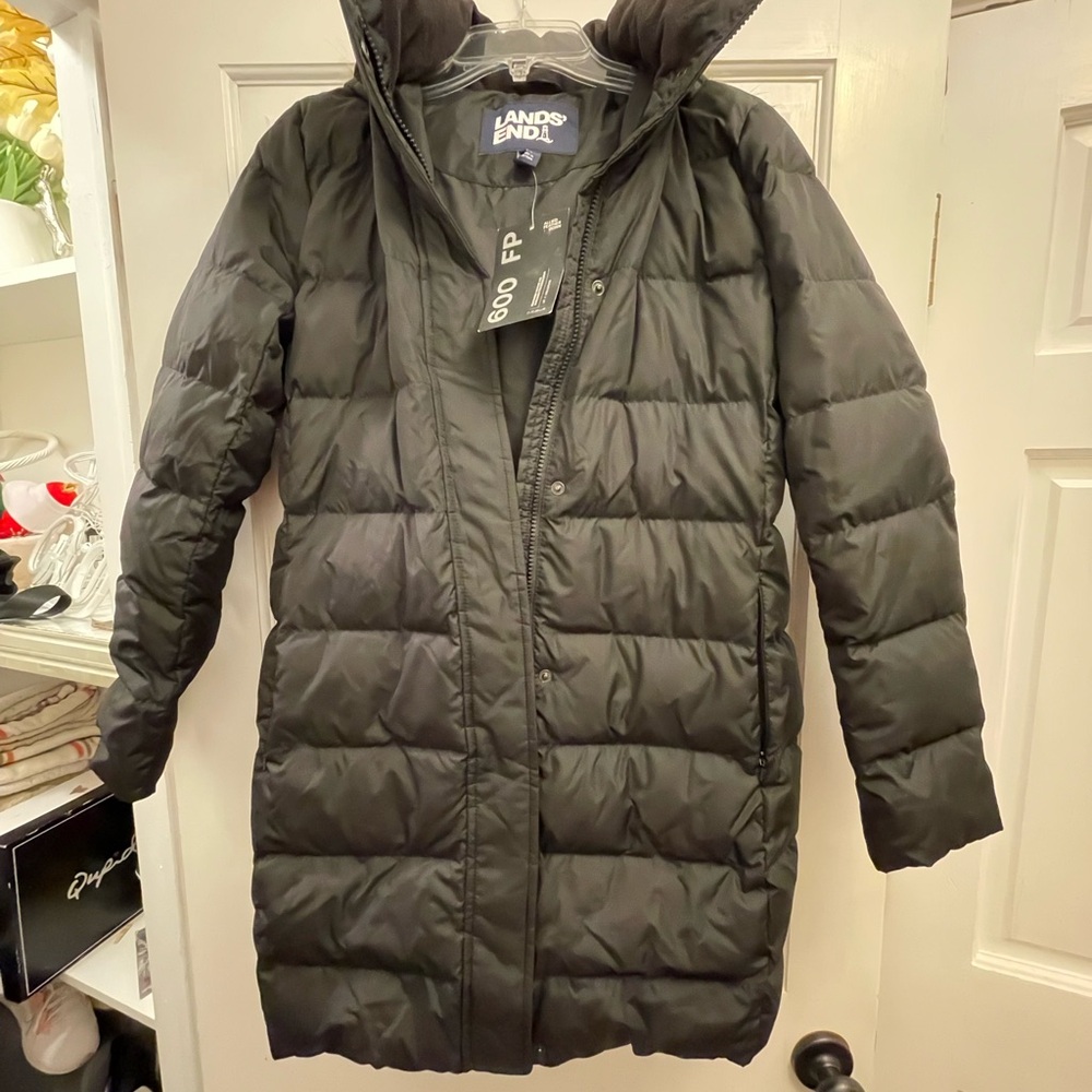 Lands' End Women's Max 600 Down Puffer Coat